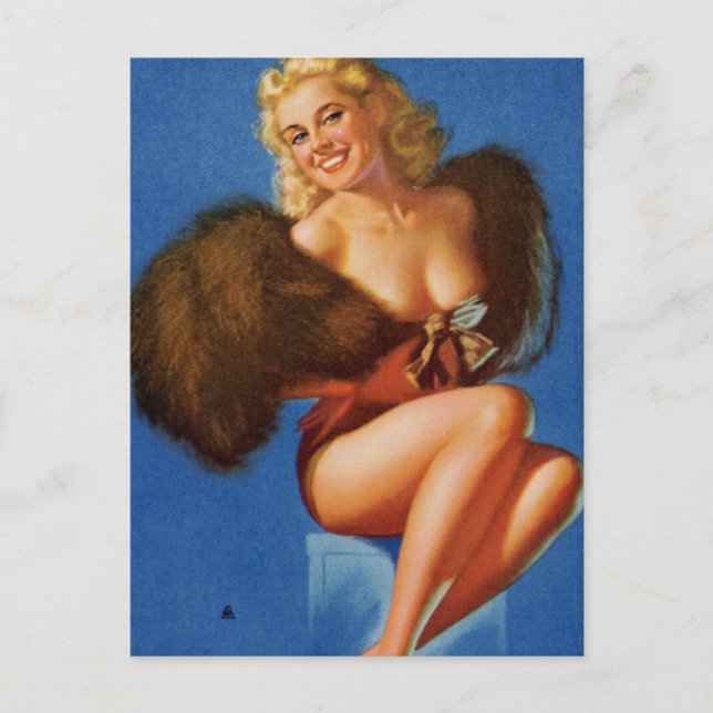 Postal Bonito Foxy ♡ Vintage ♡ (Anverso)