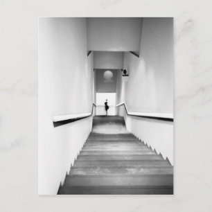 Postal Bonito Francia, Escalera Museo de Arte Moderno