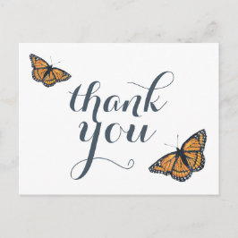 Postal Bonito Monarch Butterfly Art Gracias