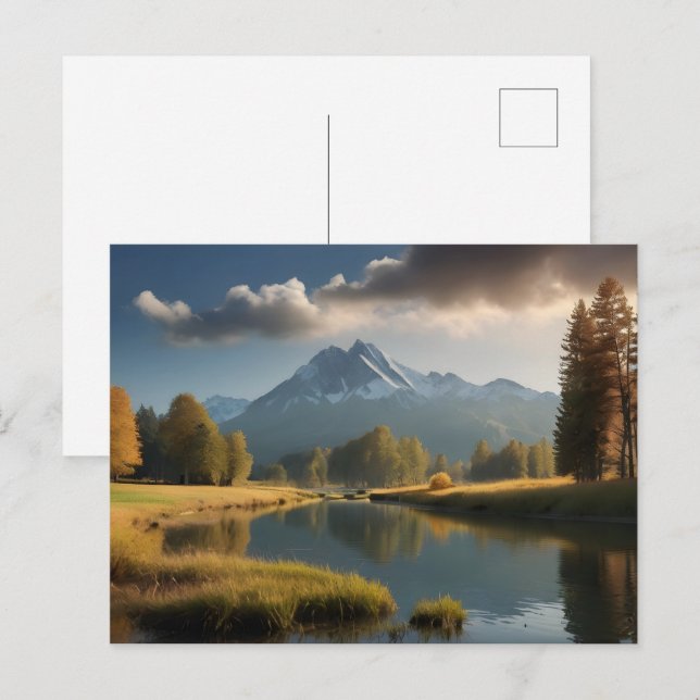 Postal Bonito paisaje natural (Anverso / Reverso)