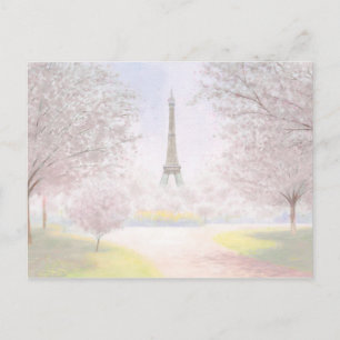 Postal Bonito París En Pasteles