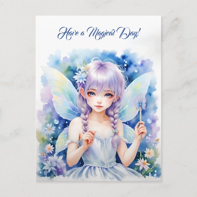 Postal Bonito Pastel Fairy (Anverso)