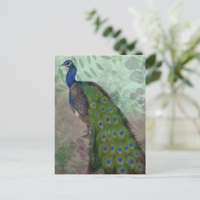 Postal Bonito Peacock (Anverso de pie)