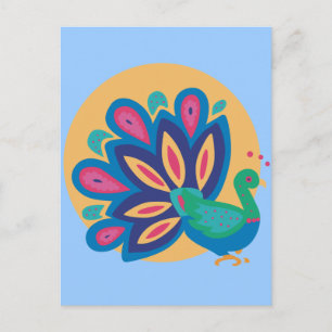 Postal Bonito Peacock One