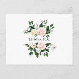 Postal Bonito Pink Peony Gracias