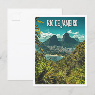 Postal Bonito Río de Janeiro Brasil Viaje