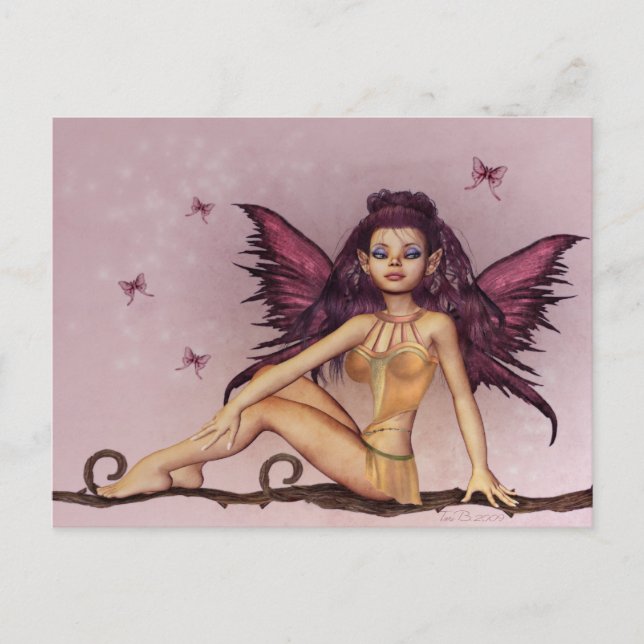 Postal Bonito sentada (Anverso)