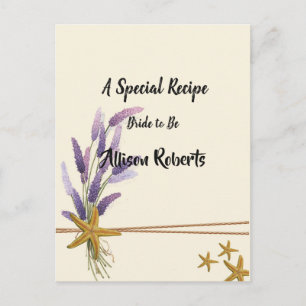 Postal bonito Simple starfish Despedida de soltera