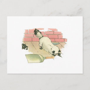 Postal Bonito Vintage Kitty