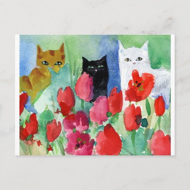 Postal Bonitos Kitties (Anverso)