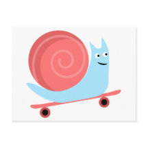 Bonitos paseos en caracol en patineta