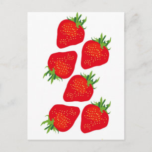Postal Bonitos Strawberries