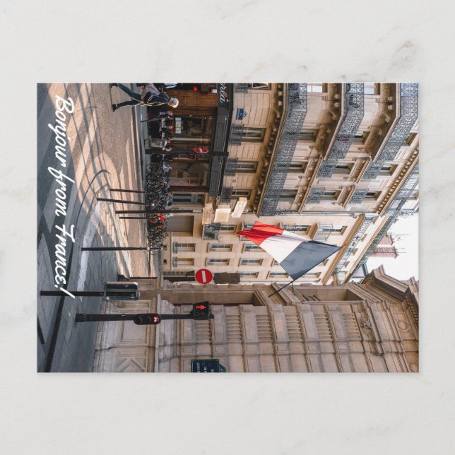Postal Bonjour de France Postcard (Anverso)