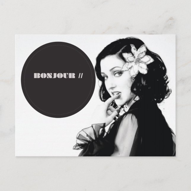 Postal Bonjour Postcard (Anverso)