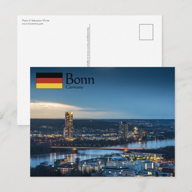 Postal Bonn Alemania (Anverso / Reverso)