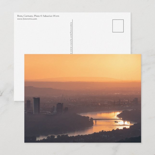 Postal Bonn Alemania (Anverso / Reverso)