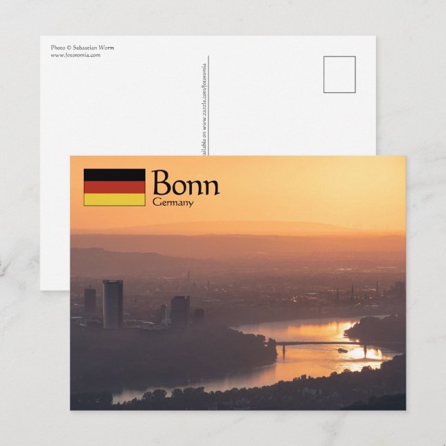 Postal Bonn Alemania (Anverso / Reverso)