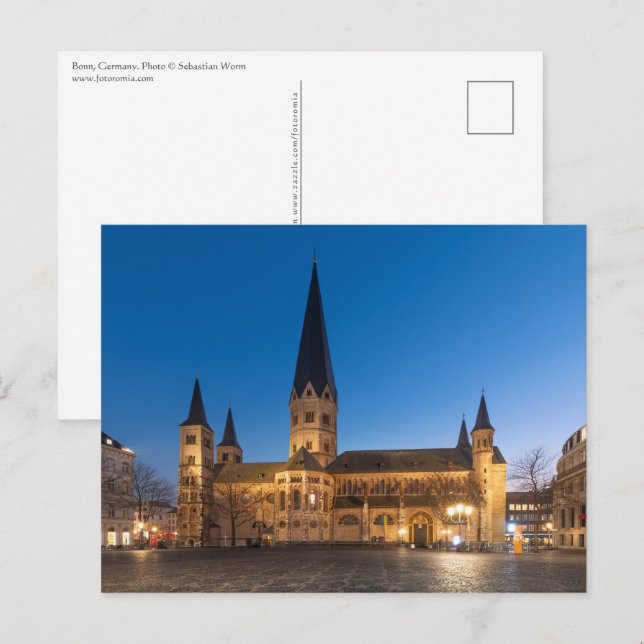 Postal Bonn Alemania (Anverso / Reverso)