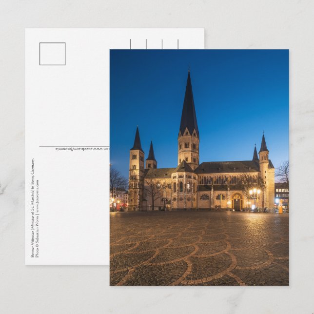 Postal Bonn Alemania (Anverso / Reverso)