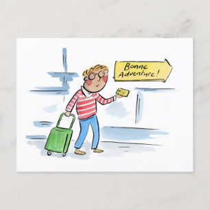 Postal Bonne Adventure