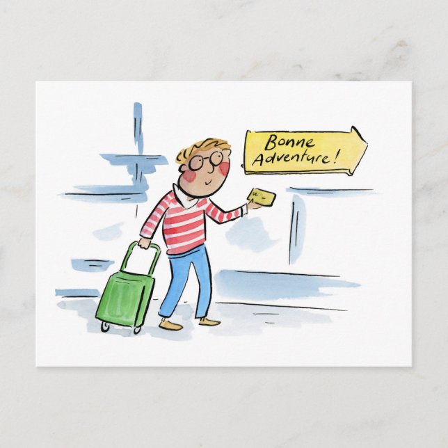 Postal Bonne Adventure (Anverso)