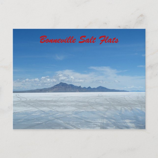 Postal Bonneville Salt Flats (Anverso)