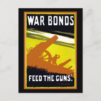 Postal Bonos De Guerra ~ Alimentar Las Armas