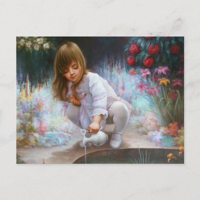 Postal Bonos y chicas (Anverso)