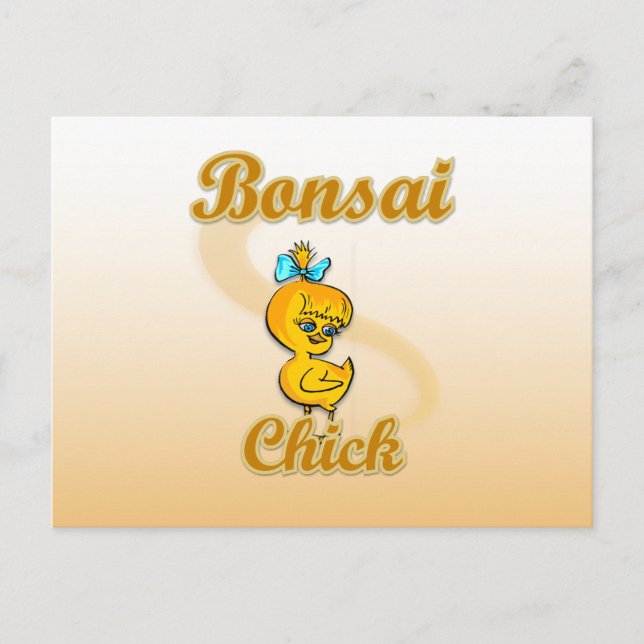 Postal Bonsai Chick (Anverso)