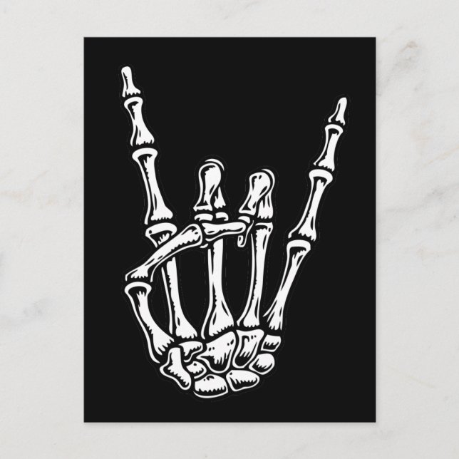 Postal Bony Rock Hand (Anverso)