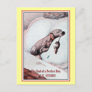 Postal "Bonzo el perro" en "Fin del día"