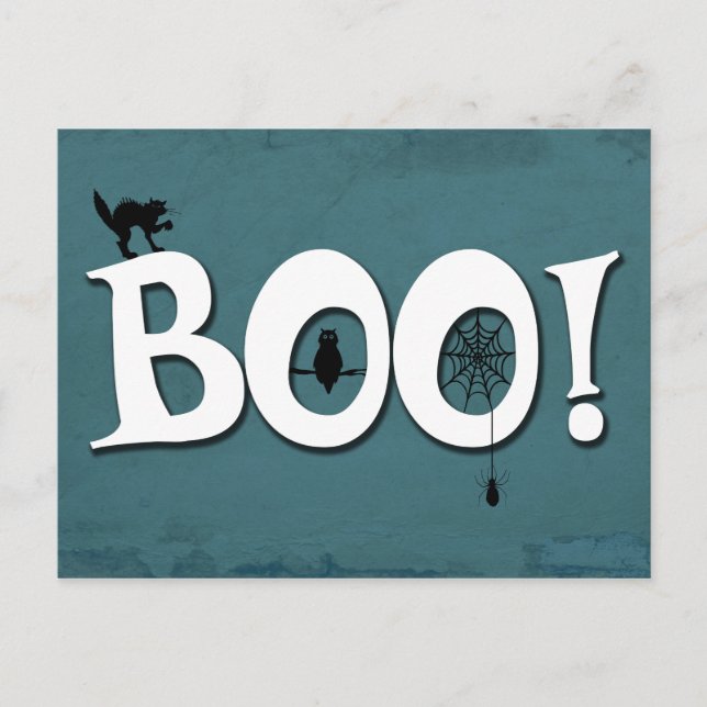 Postal ¡Boo! (Anverso)