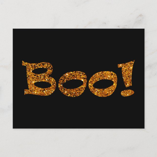 Postal ¡Boo! (Anverso)