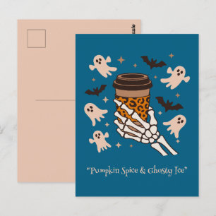 Postal Boo Kawaii, adorable halloween espeluznante