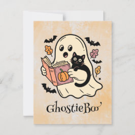 Postal Boo Kawaii, adorable halloween espeluznante