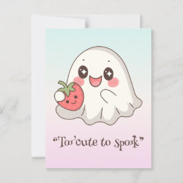 Postal Boo Kawaii, adorable halloween espeluznante
