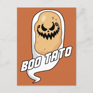 Postal Boo-Tato Spooky Potato Food Halloween