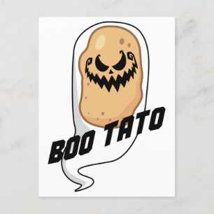 Postal Boo-Tato Spooky Potato Food Halloween