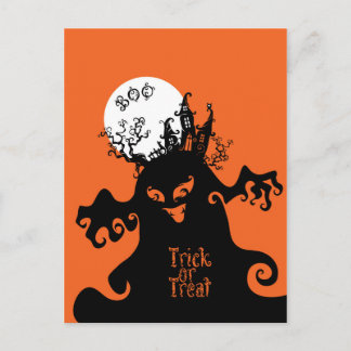 Postal Boo, truco o truco de monstruo de Spooky House