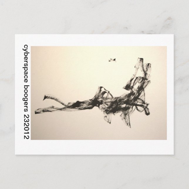 Postal boogers 232012 del ciberespacio (Anverso)