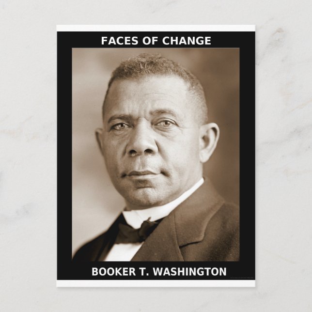 Postal Booker T. Washington (Anverso)