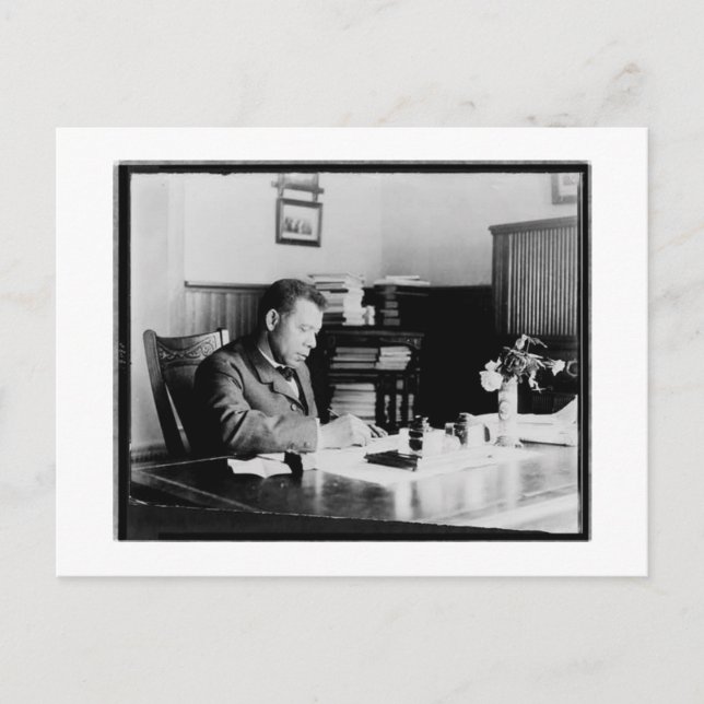 Postal Booker T. Washington (Anverso)