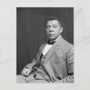 Postal Booker Taliaferro Washington: Educador Negro