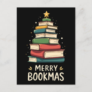 Postal Bookmas de Cerezo - Festividad para los amantes de