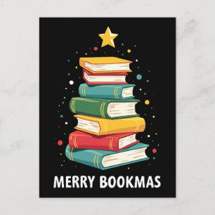 Postal Bookmas de Cerezo - Festividad para los amantes de