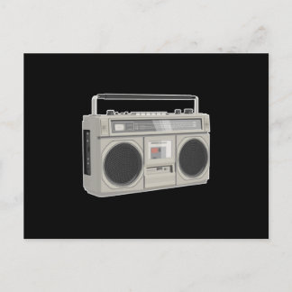 Postal Boombox bass rap de hip hop de música retro de los