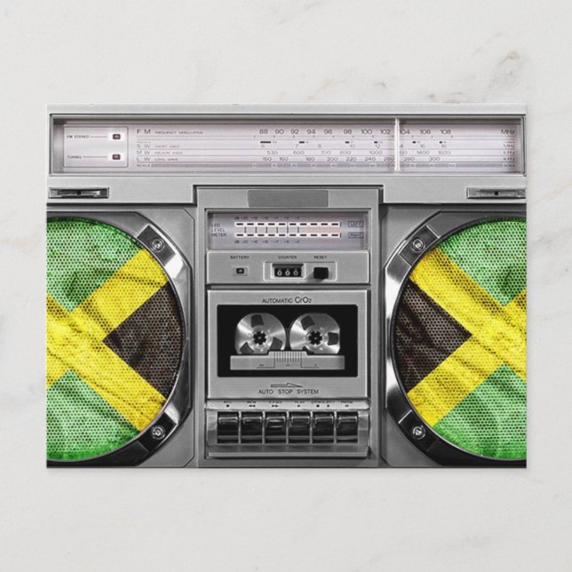 Postal Boombox de Jamaica (Anverso)