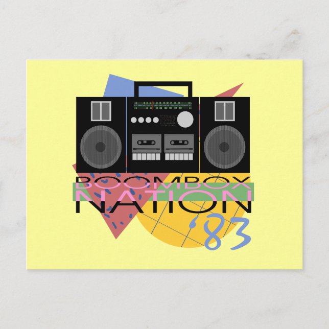Postal Boombox Nation 83 (Anverso)