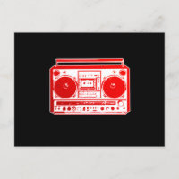 Boombox vintage música retro hip hop rap guetto ro