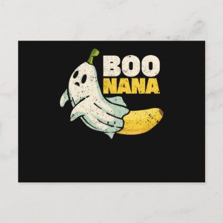 Postal Boonana Cute ghost banana Halloween